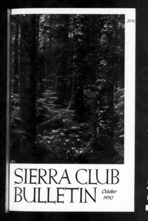 Sierra Club Bulletin 1950 Vol 35 No 9 October thumbnail